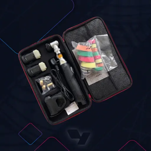 [CL-POLISH-MACHINE-2PIECES] جھاز تلمیع دقیقة طقم من قطعتین شاحن بطارية